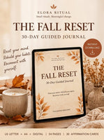 The Fall Reset — 30-Day Guided Journal for Self-Care, Habits & Personal Growth