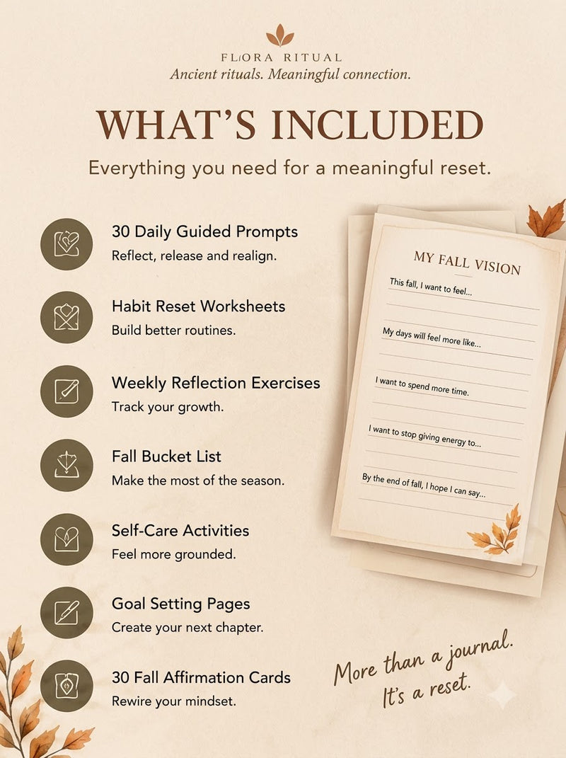 The Fall Reset — 30-Day Guided Journal for Self-Care, Habits & Personal Growth