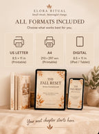 The Fall Reset — 30-Day Guided Journal for Self-Care, Habits & Personal Growth